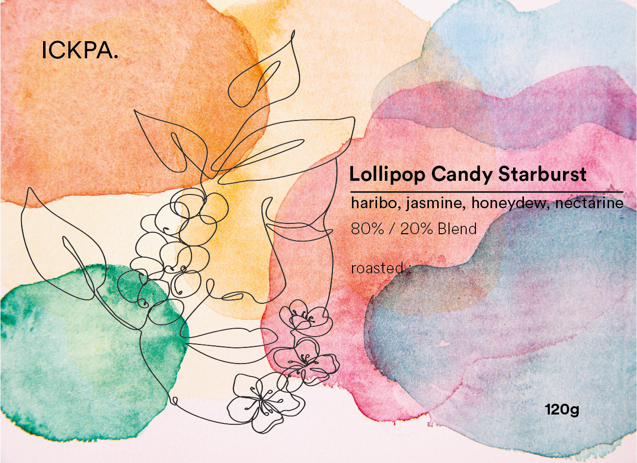 Lollipop Candy Starburst / Blend 80/20